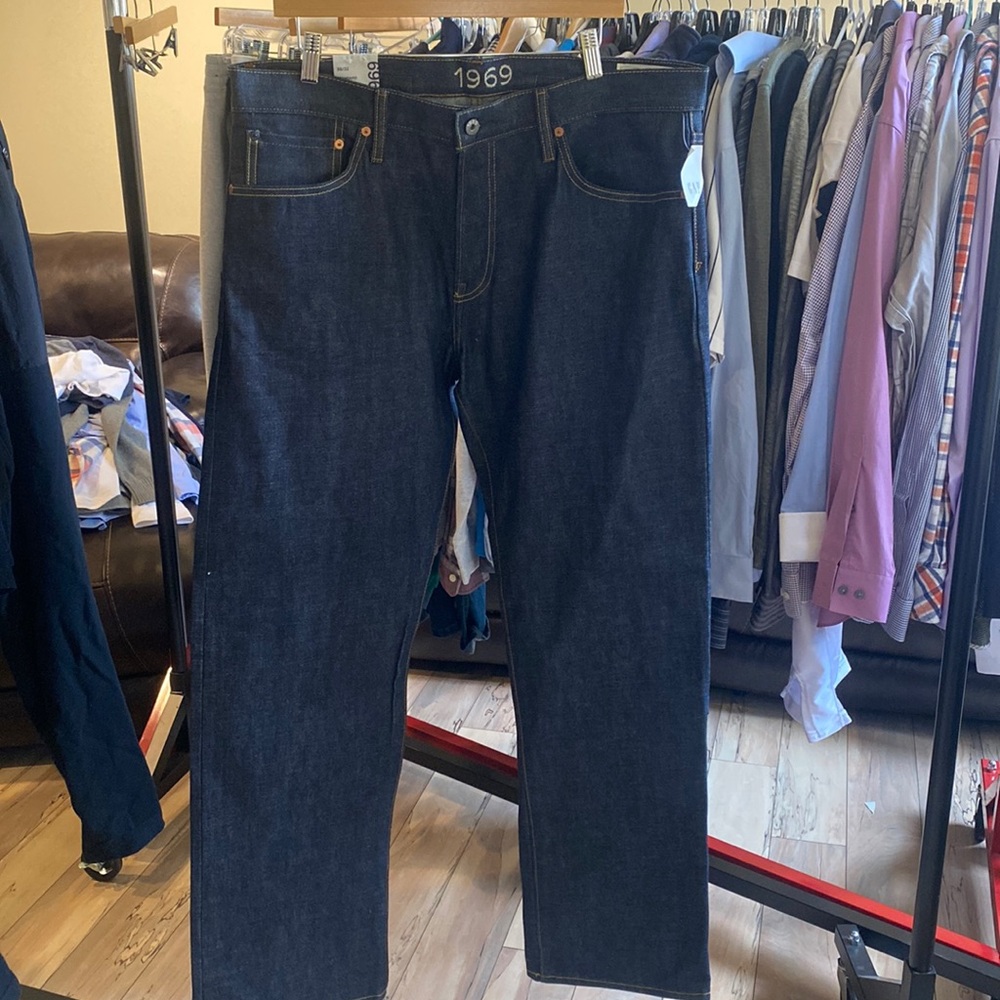 Men’s NWOT Gap 1969 Japanese Selvedge Denim Jeans / Size W36 x L32